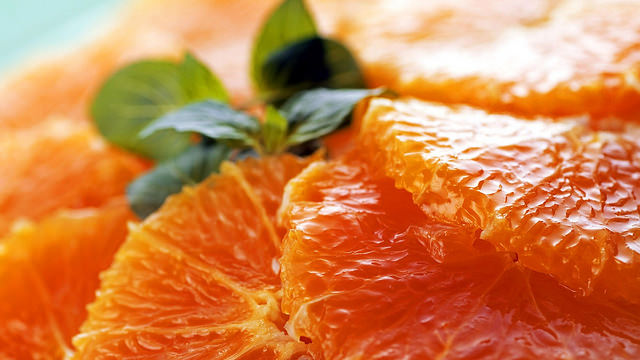 Delicious Oranges with Texture